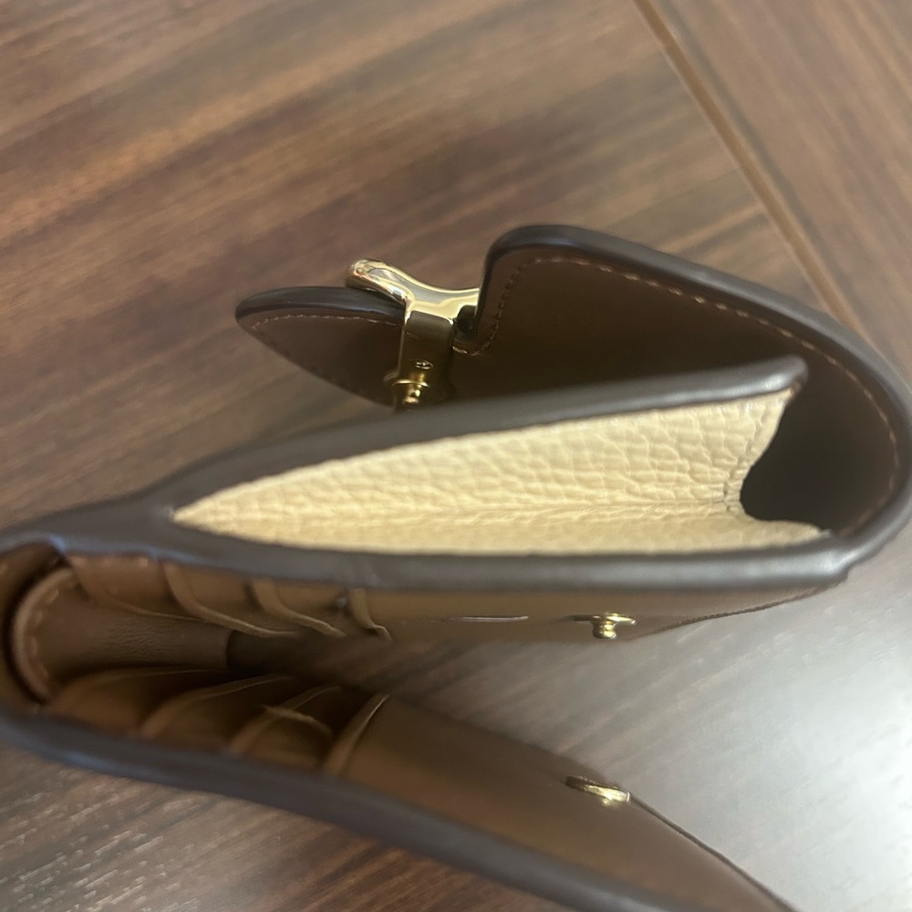 Coach Small Morgan Wallet In Colorblock Leather & Signature Canvas 🤎🤎🤎🤎🤎 - Picture 5 of 9